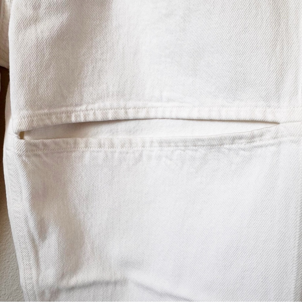 Agolde White Lana Slice Mid Rise Straight Jeans in Element NWT - Picture 7 of 16
